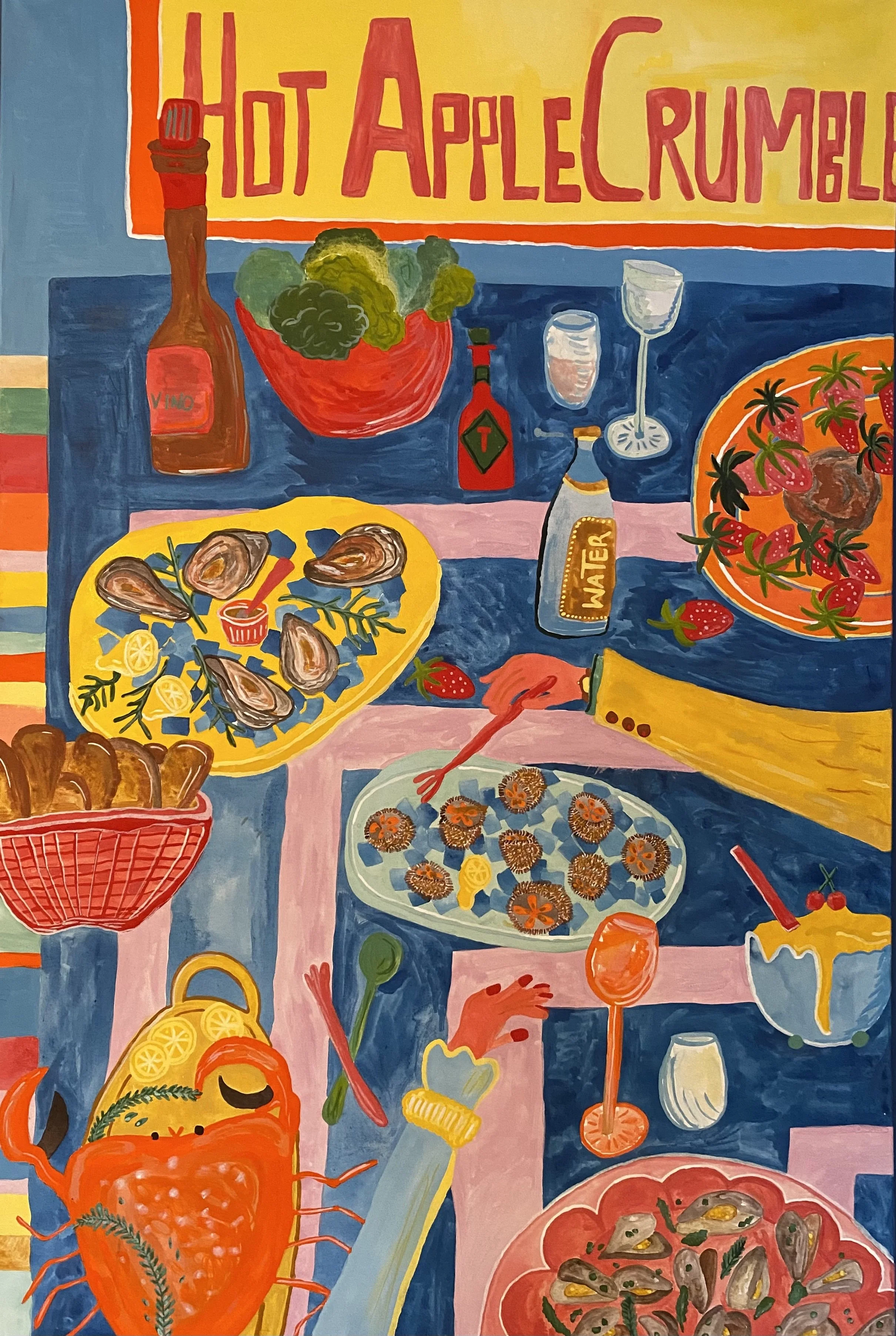 Hot Apple Crumble — Pia Forster